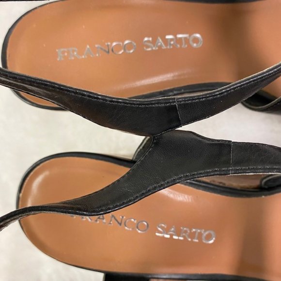 Franco Sarto MONTY Cork Wedge Sandals, size 9.5M LIKE NEW - Picture 10 of 11